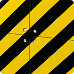 Caution panel texure